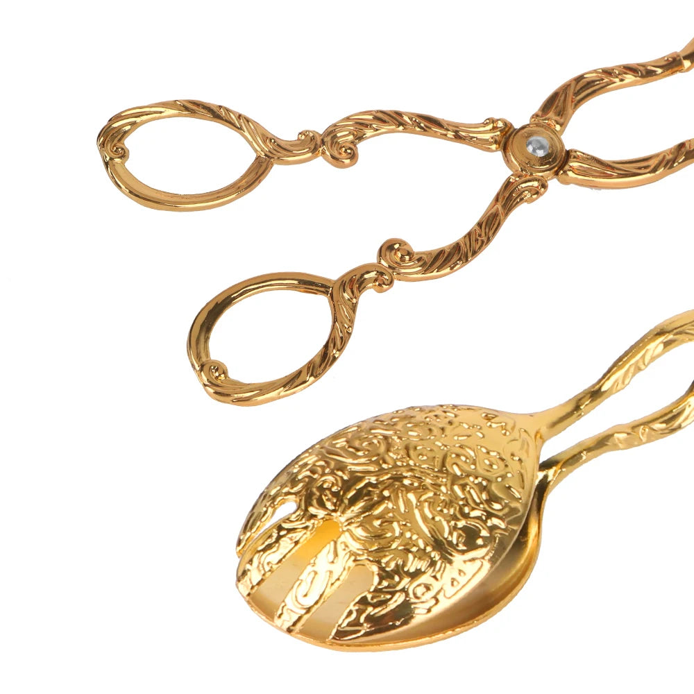 Lebensmittelzange – Vintage-Zinklegierung – Buffet-Essential