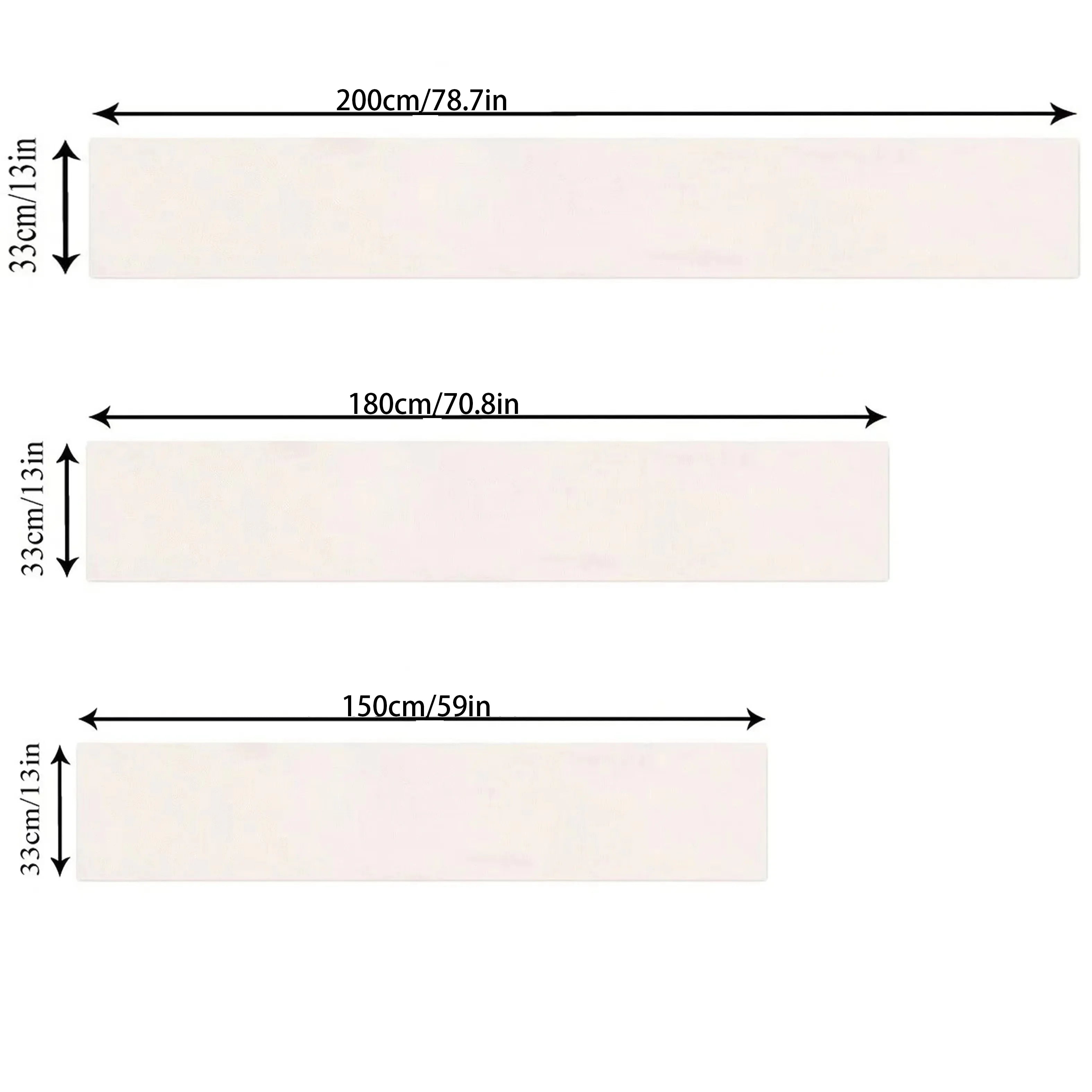 Leinen Tischläufer – Kürbis Print Herbstdeko – 200x33 cm