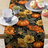 Leinen Tischläufer – Kürbis Print Herbstdeko – 200x33 cm