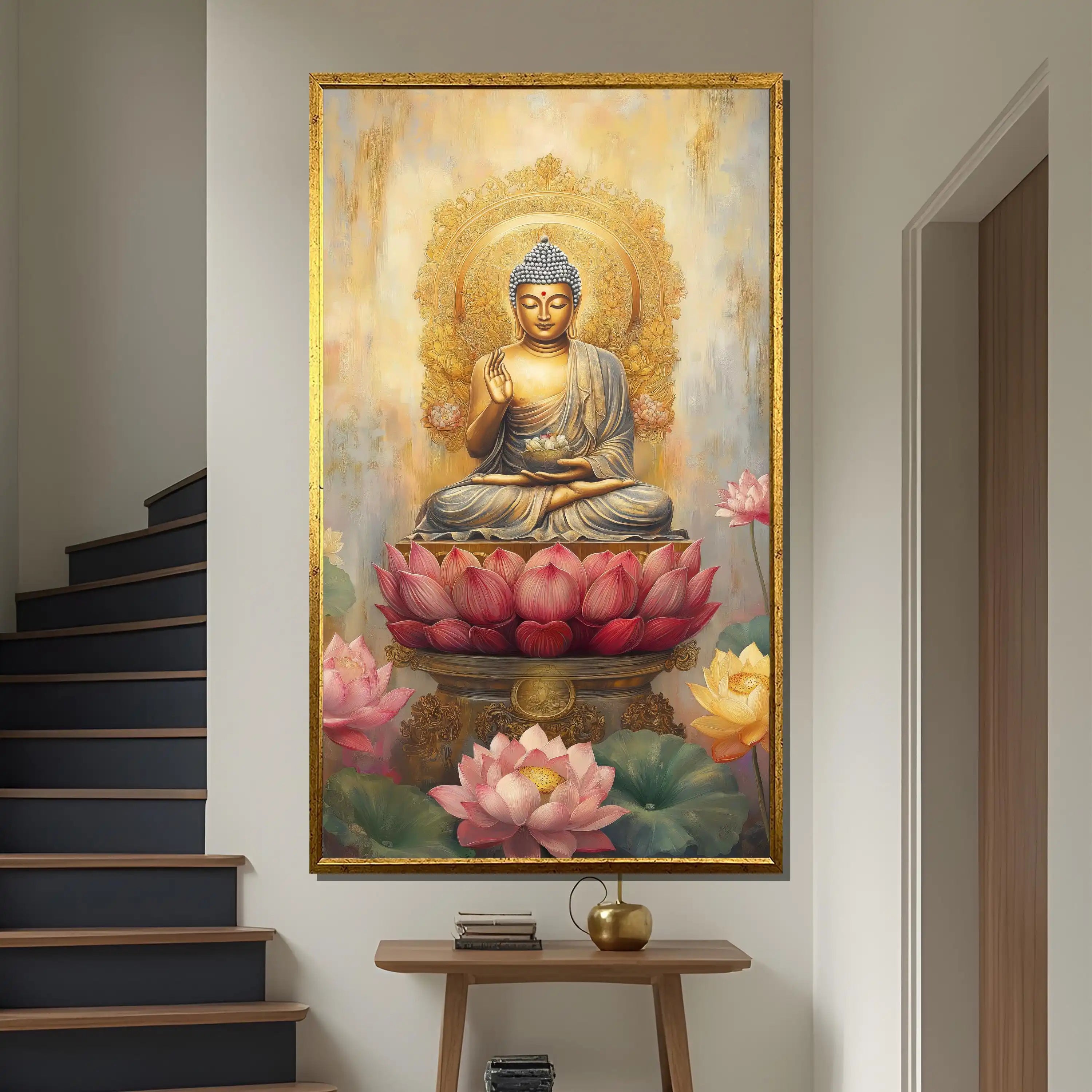 Modernes Leinwandbild aus hochwertiger Leinwand in verschiedenen Farben, ungerahmt, Grösse 50x70 cm