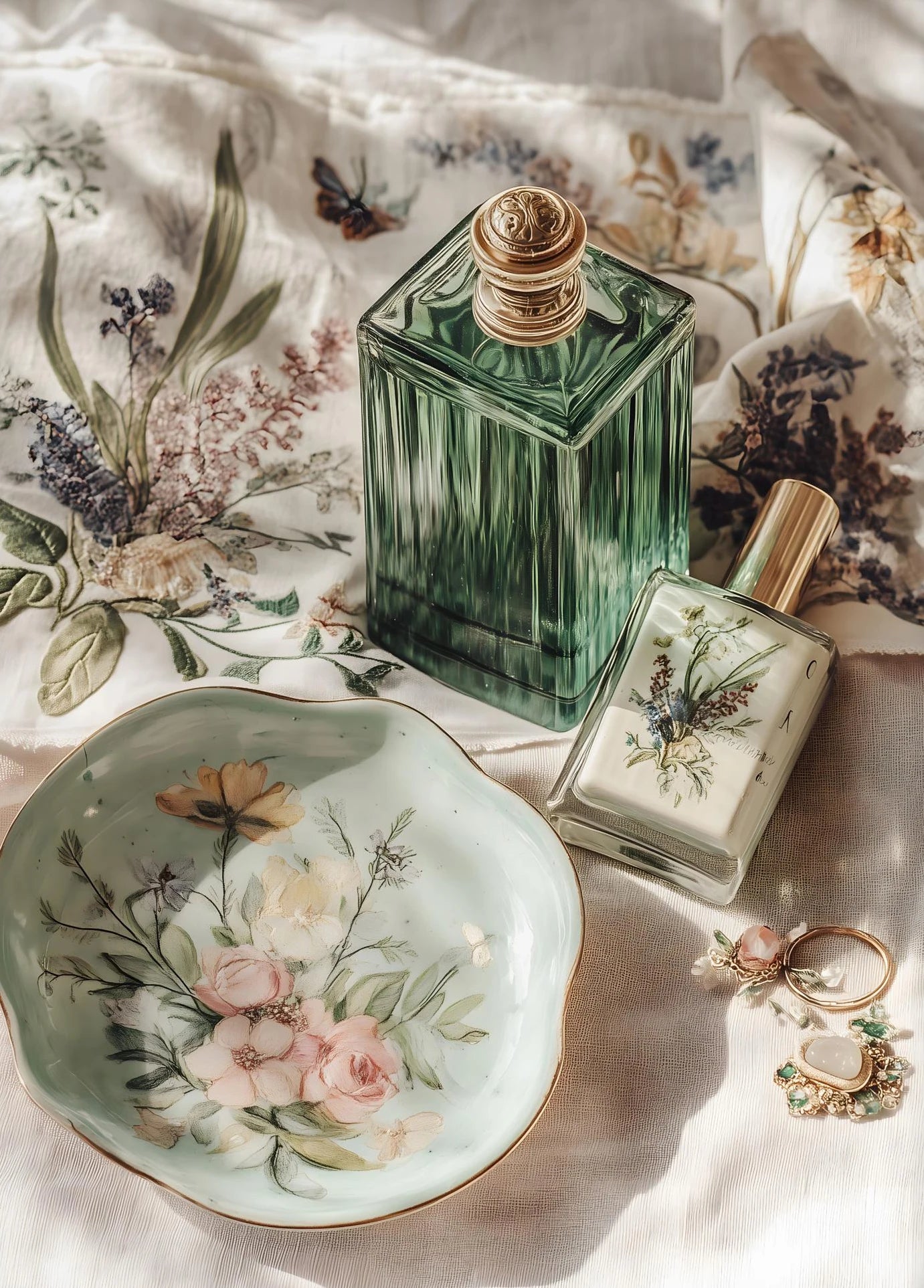 Rokoko Garten Leinwanddruck in nn-6, vertikales Rechteck, 50x70 cm