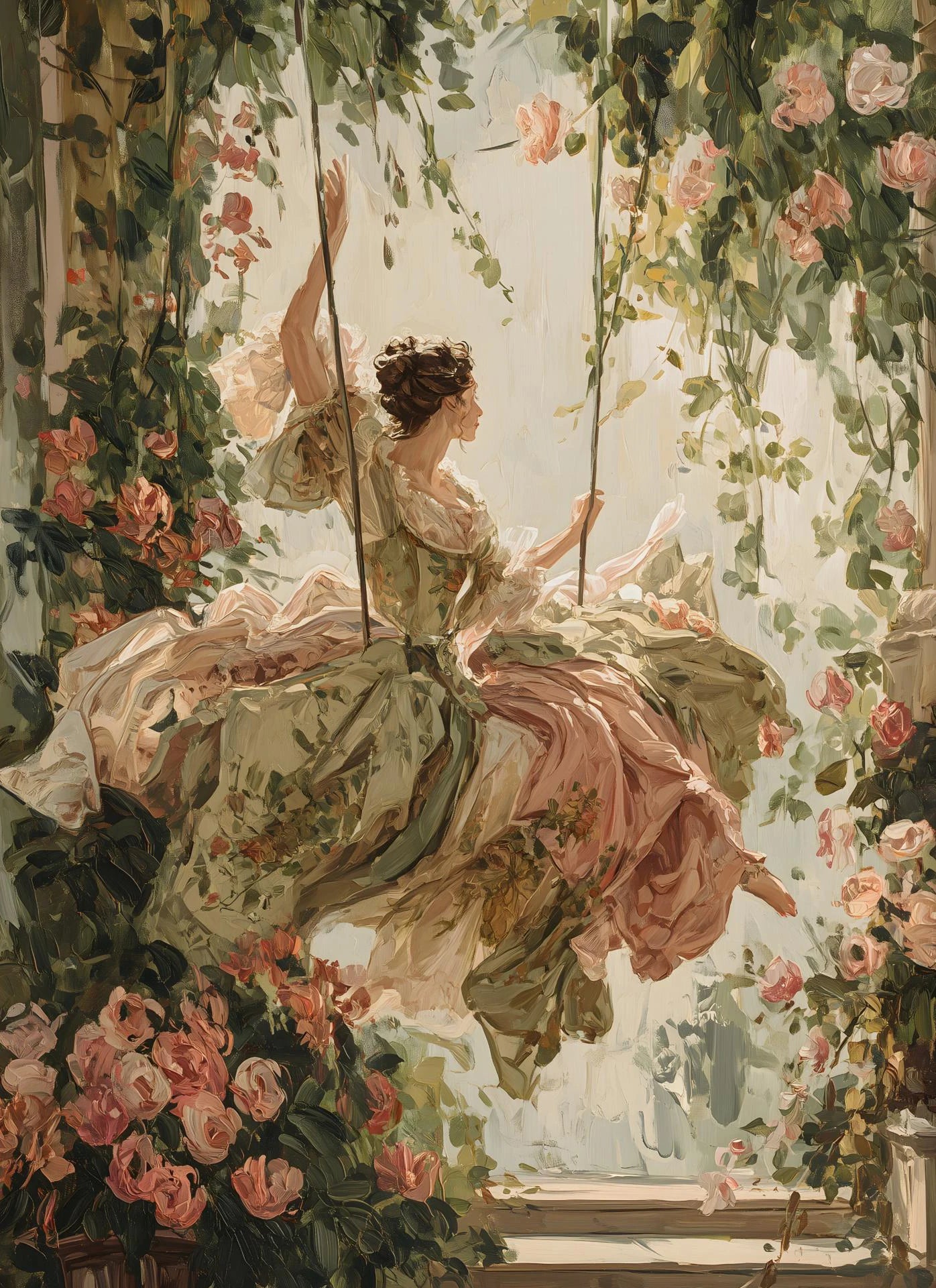 Rahmenloser moderner Leinwanddruck im vertikalen Rechteckformat, Farbe nn-3 bis nn-20, Grösse 30x42 cm bis 50x70 cm