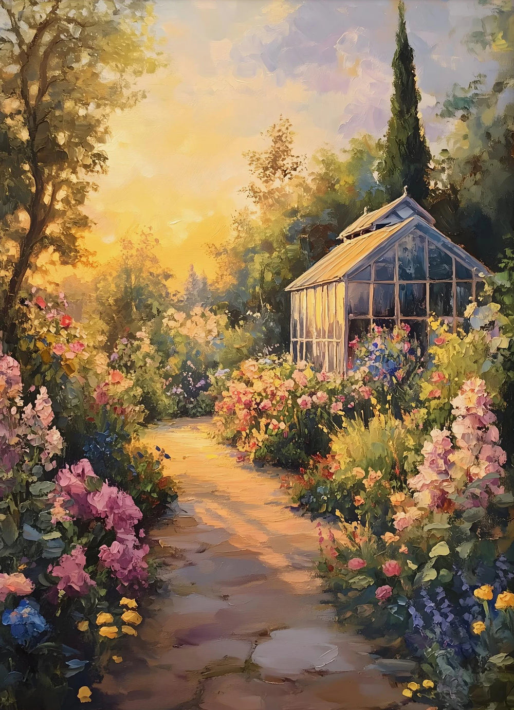 Moderner vertikaler Leinwanddruck ohne Rahmen, Grösse 50x70 cm, Farbe nn-6, für Wohnzimmer