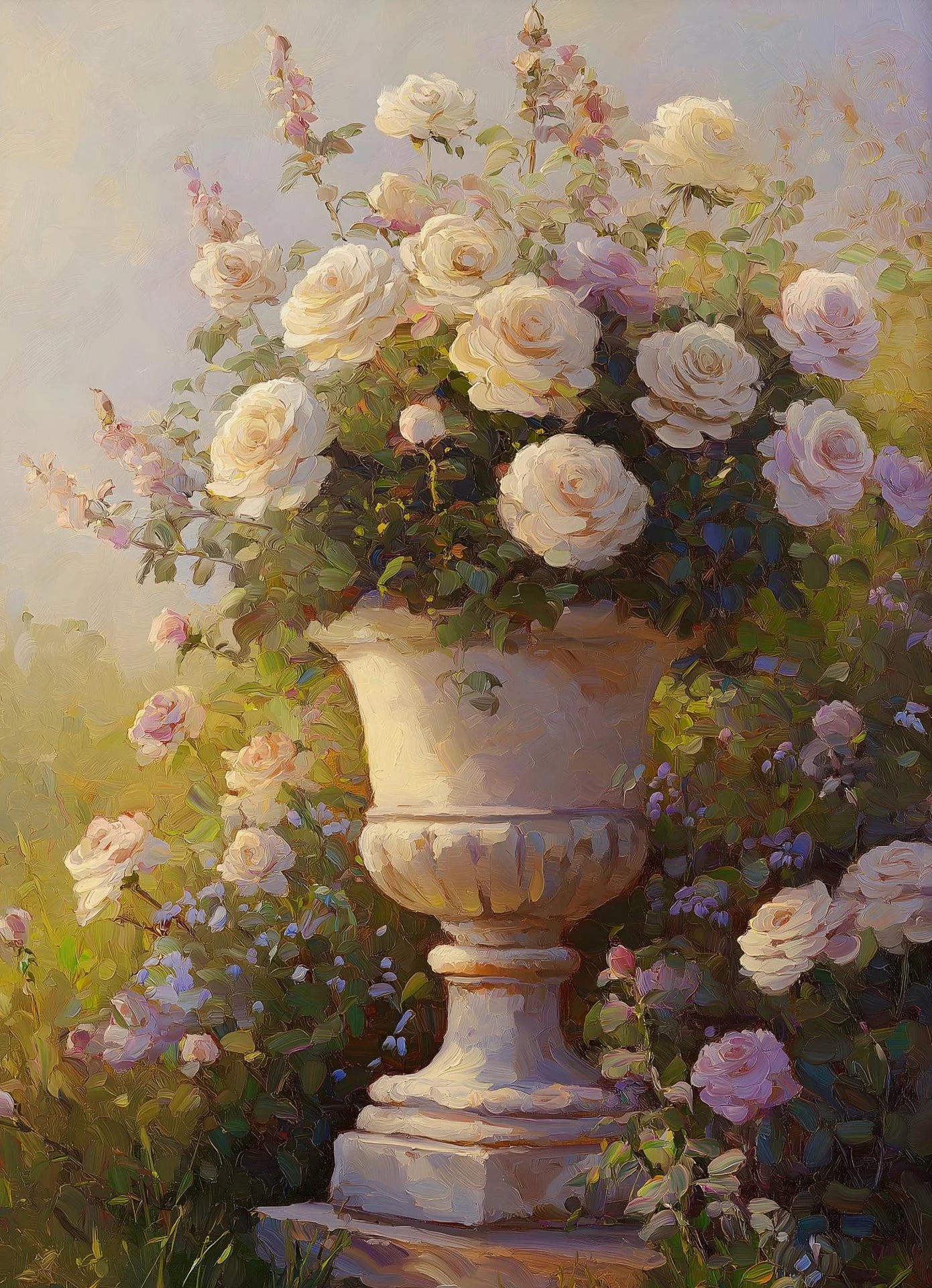 moderner Leinwanddruck im vertikalen Rechteck, Farbe nn-6, Grösse 50x70 cm