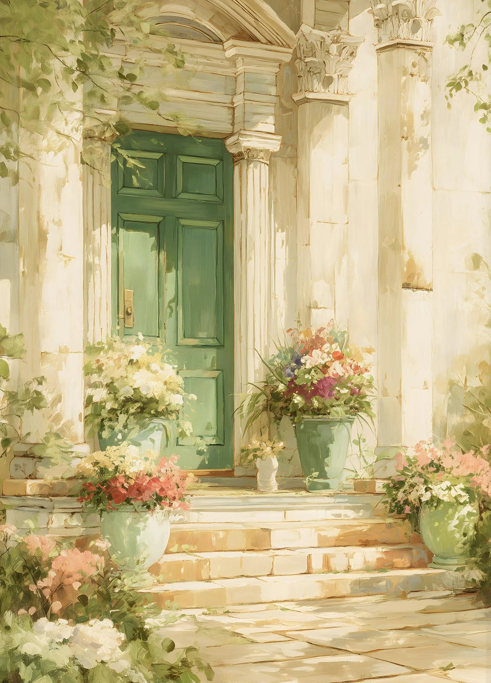 Moderner Leinwanddruck Figurenmalerei ungerahmt 30X42 cm vertikales Rechteck