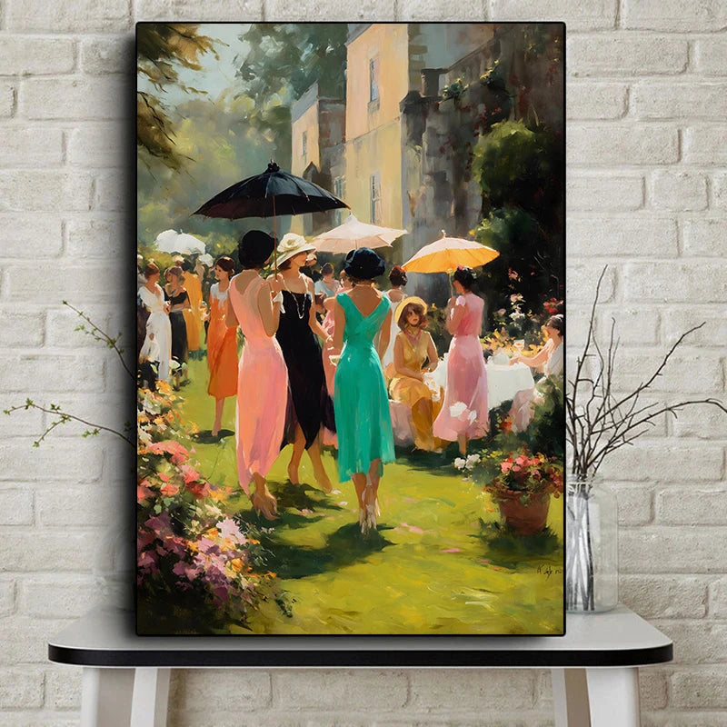 Moderner Leinwanddruck in Figurenmalerei, ungerahmt, Grösse 30x42 cm