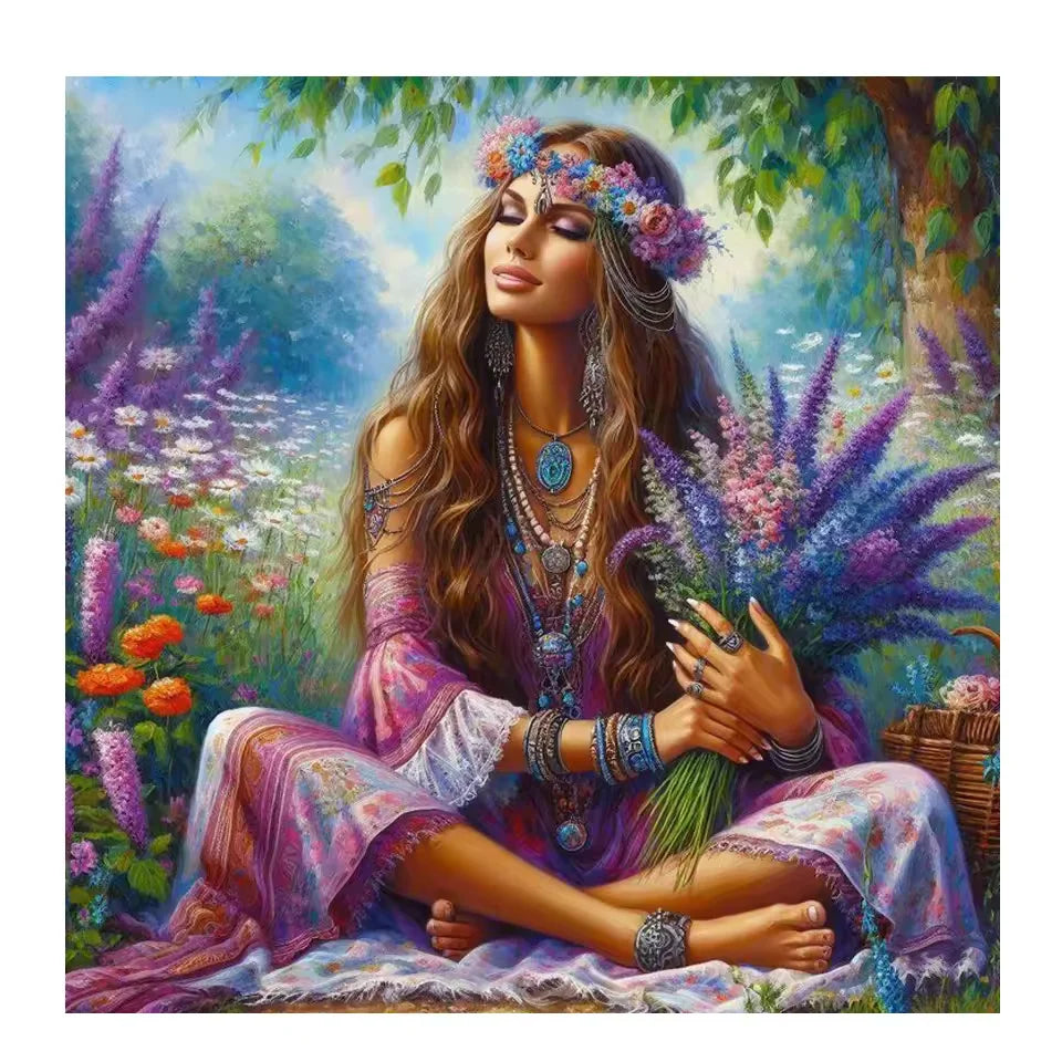 amerikanische figurengemälde leinwand 30x30 cm mit baumwollmaterial