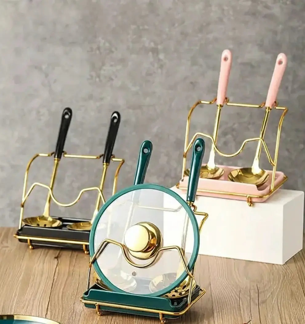 Löffelablage & Deckelhalter – Keramik Weiss 17.5x13x28cm