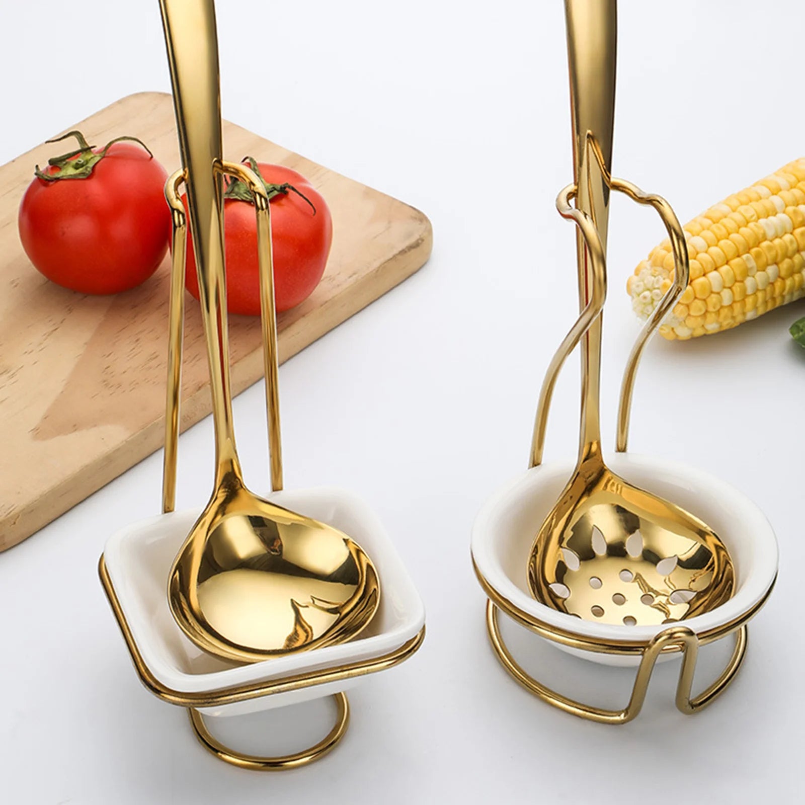 Löffelhalter – Metall-Design – Platzsparendes Küchenwerkzeug