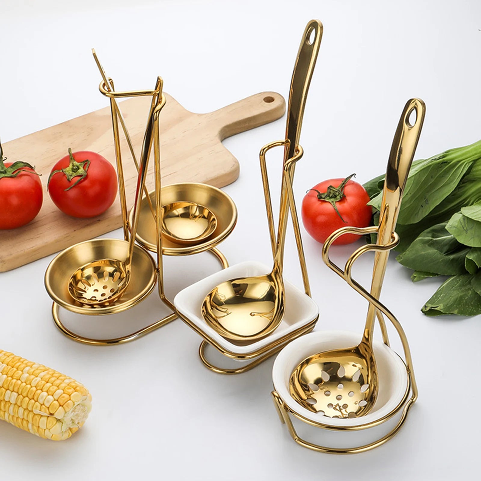 Löffelhalter – Metall-Design – Platzsparendes Küchenwerkzeug