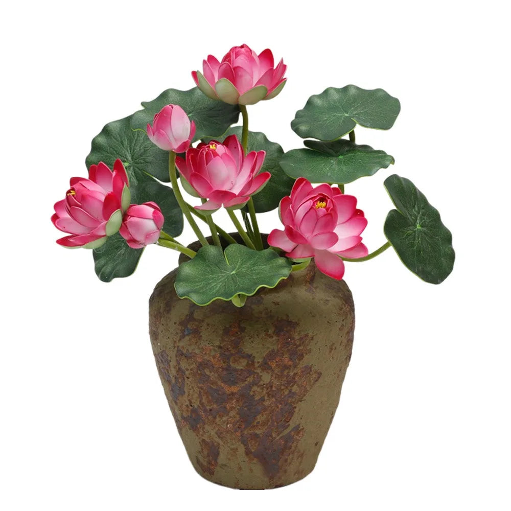 Lotusblume Seidenblüten – Multicolor Design 32cm