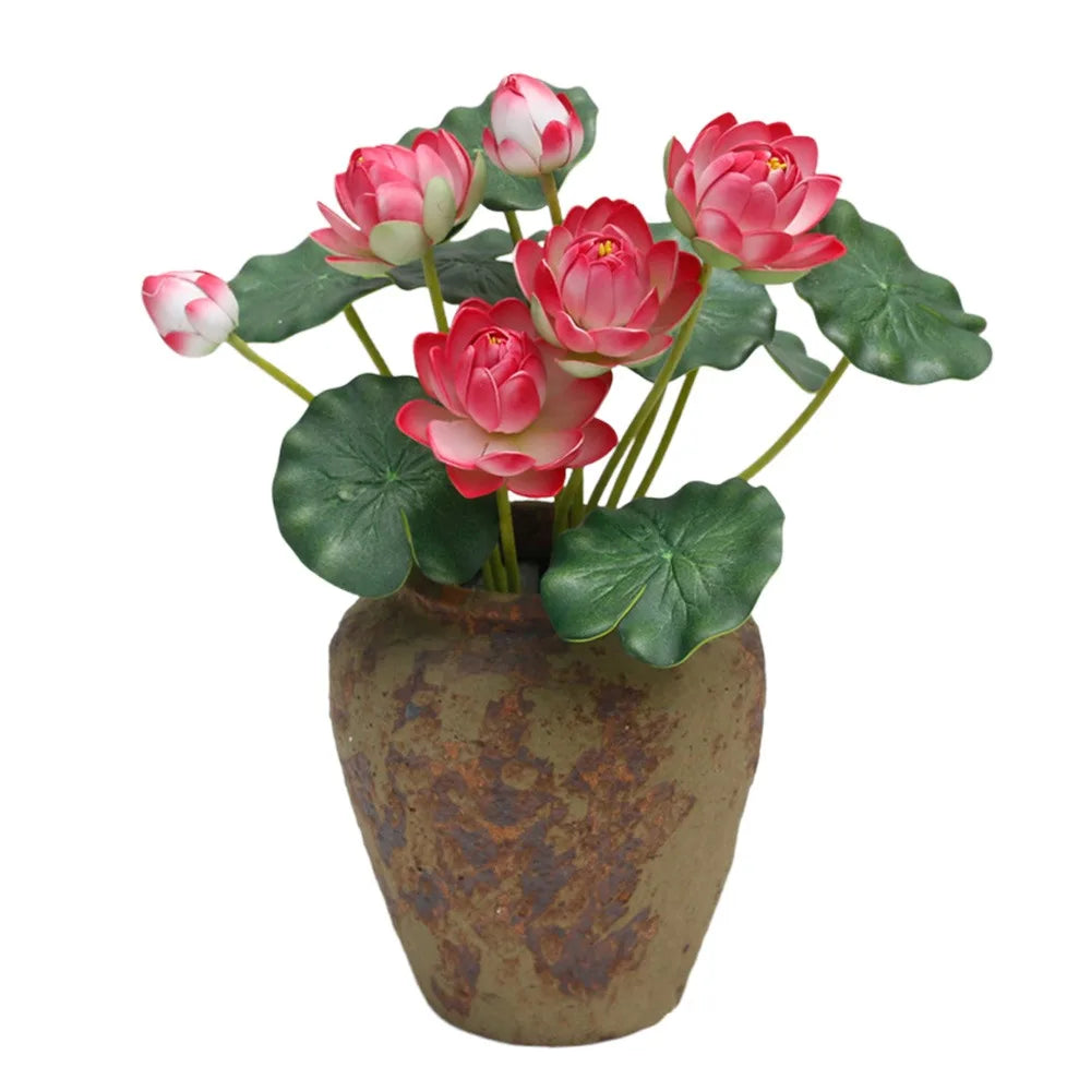 Lotusblume Seidenblüten – Multicolor Design 32cm