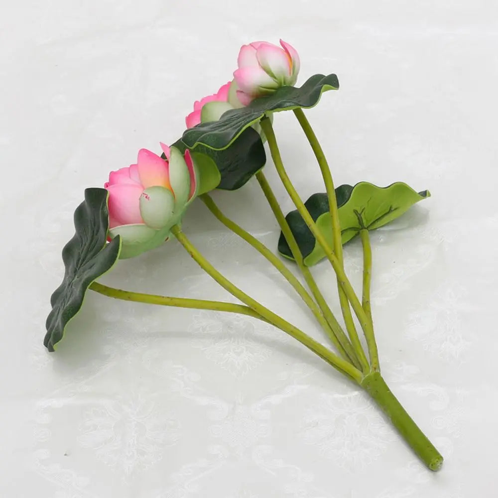 Lotusblume Seidenblüten – Multicolor Design 32cm