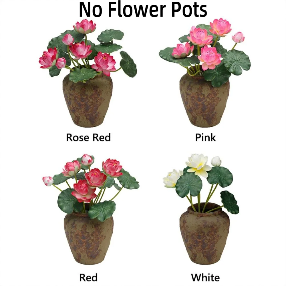 Lotusblume Seidenblüten – Multicolor Design 32cm