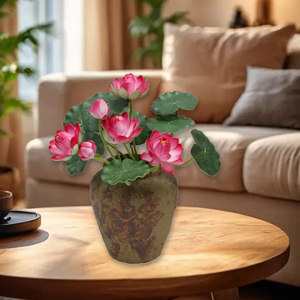 Lotusblume Seidenblüten – Multicolor Design 32cm