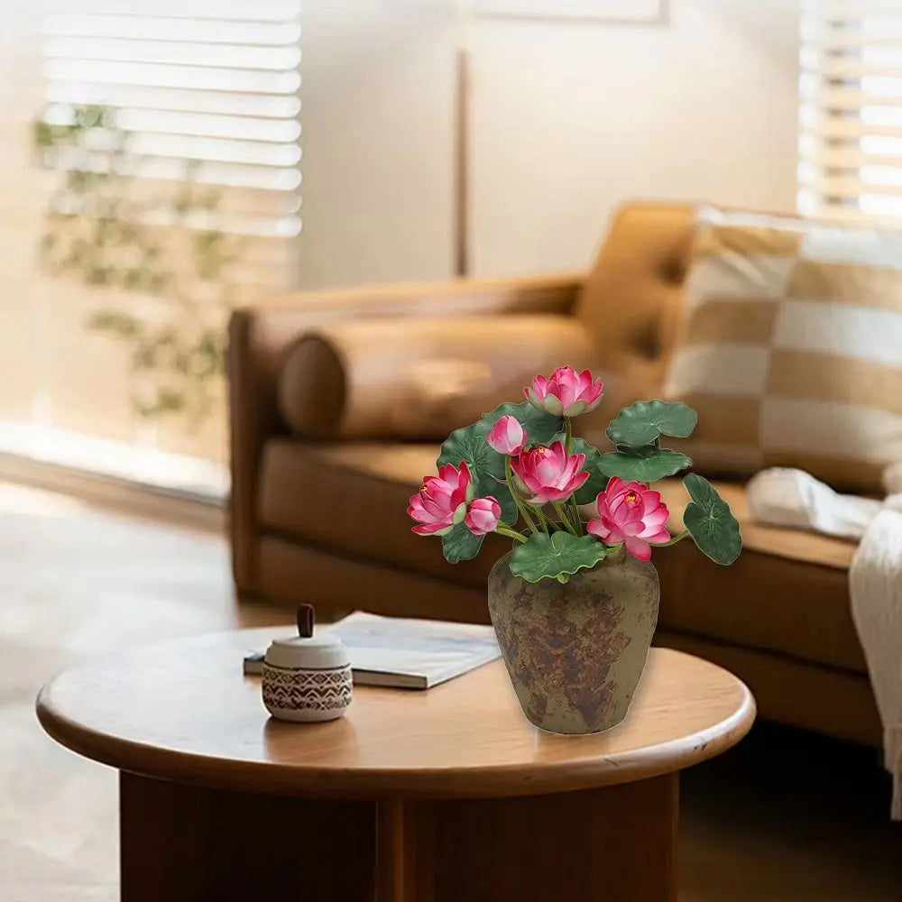 Lotusblume Seidenblüten – Multicolor Design 32cm