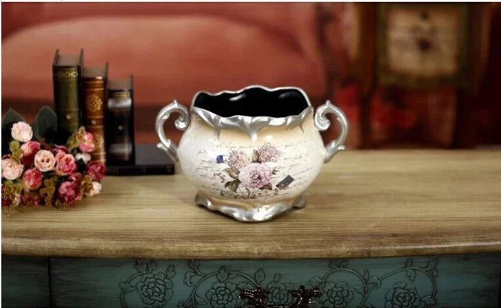 Luxuriöse Keramikvase – Europäischer Stil – Tischvase