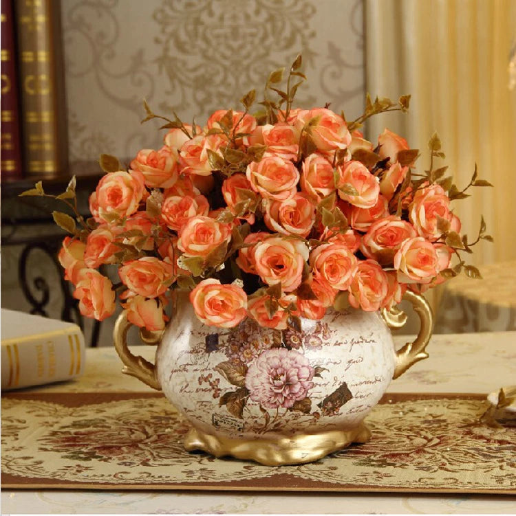 Luxuriöse Keramikvase – Europäischer Stil – Tischvase