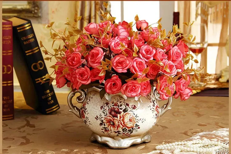 Luxuriöse Keramikvase – Europäischer Stil – Tischvase