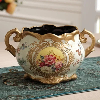 Luxuriöse Keramikvase – Europäischer Stil – Tischvase