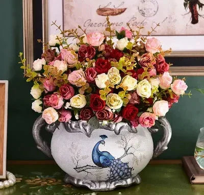 Luxuriöse Keramikvase – Europäischer Stil – Tischvase