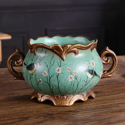 Luxuriöse Keramikvase – Europäischer Stil – Tischvase