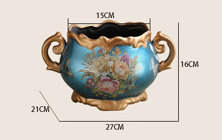 Luxuriöse Keramikvase – Europäischer Stil – Tischvase