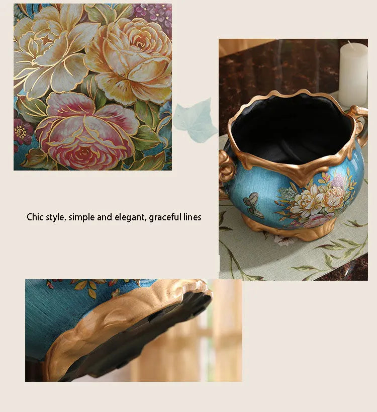 Luxuriöse Keramikvase – Europäischer Stil – Tischvase