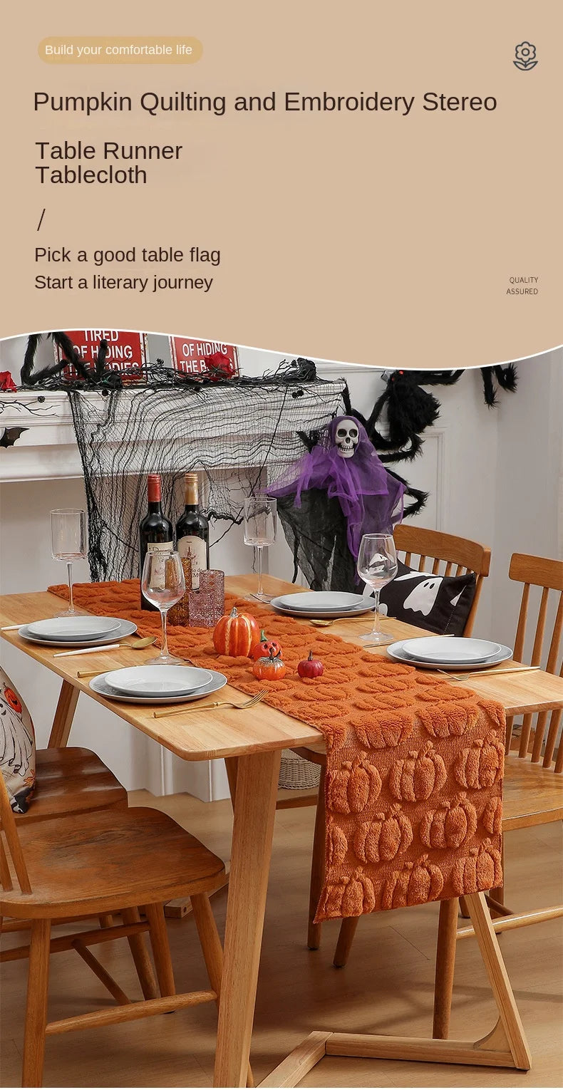 Luxuriöser Tischläufer – Stickdesign – Partydeko