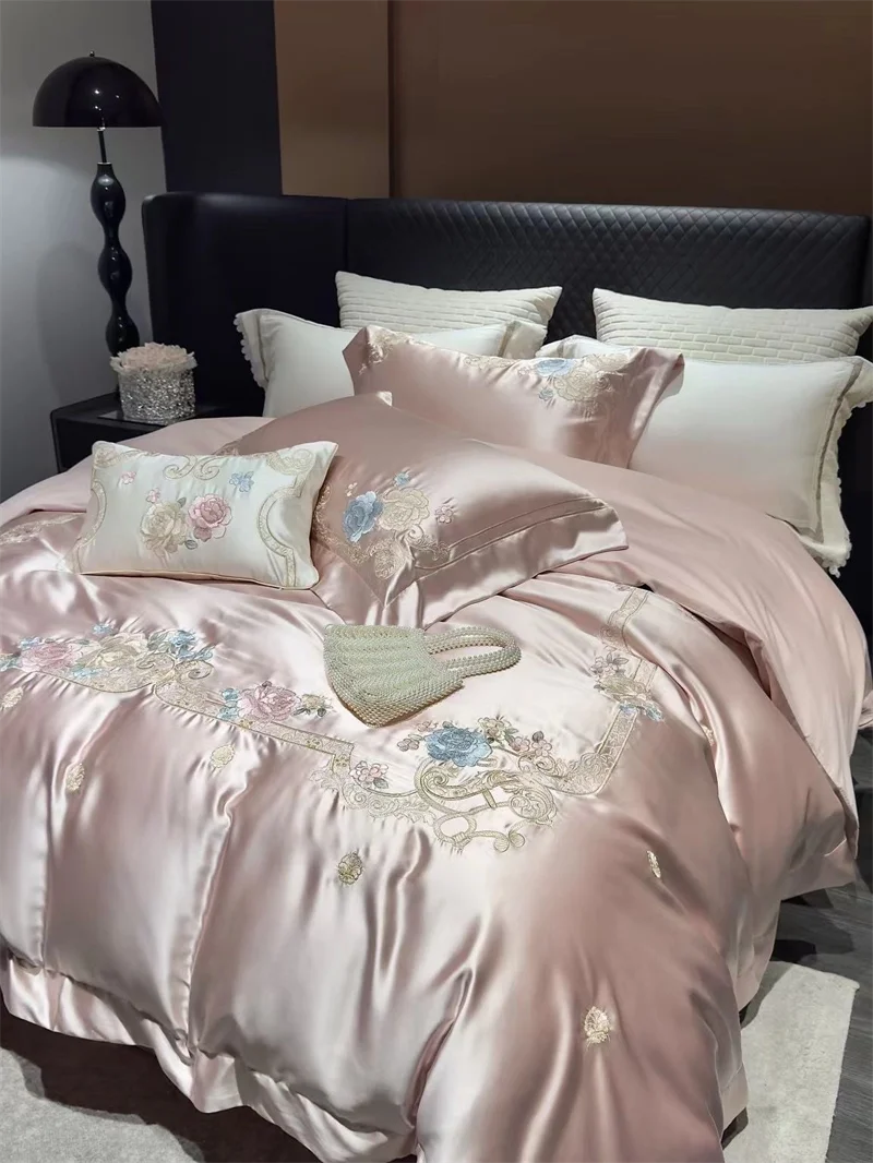 Luxuriöses Damastbettwäsche – Chinesischer Stil 5er Set