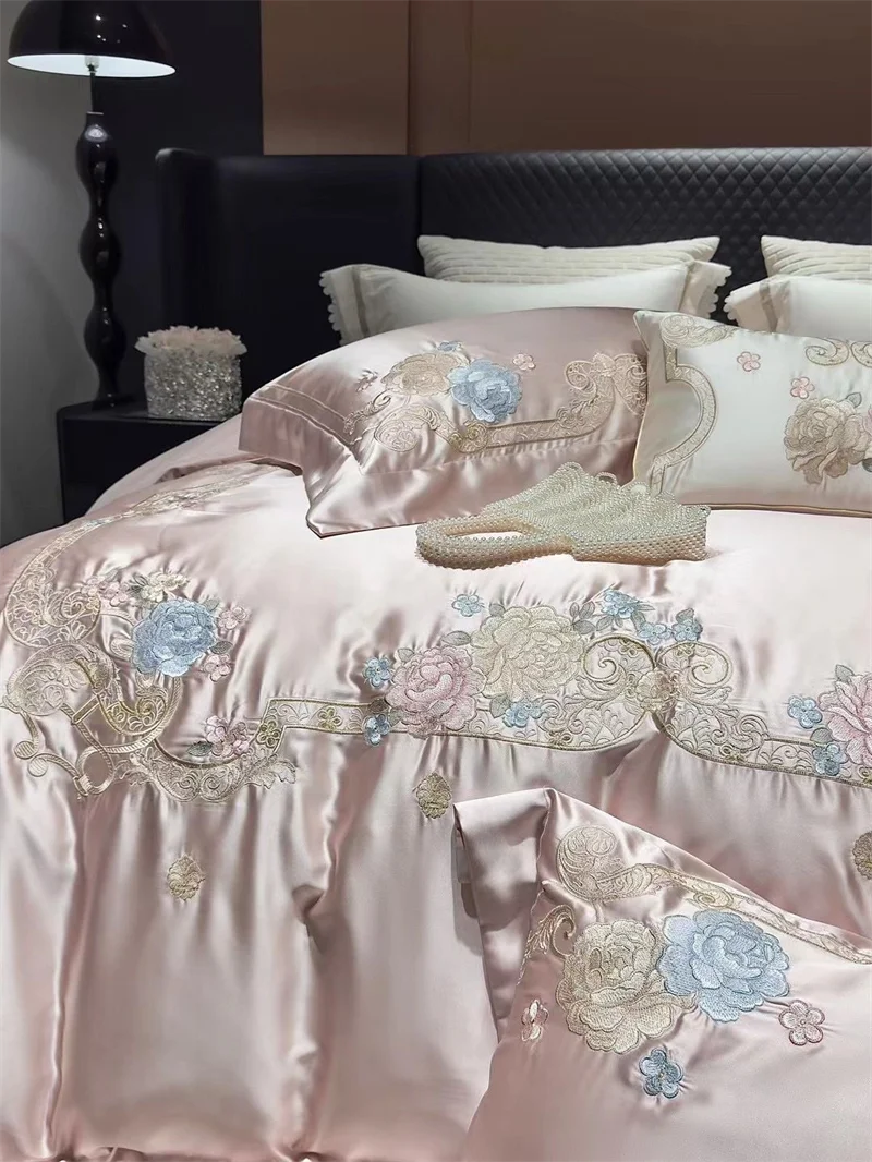 Luxuriöses Damastbettwäsche – Chinesischer Stil 5er Set