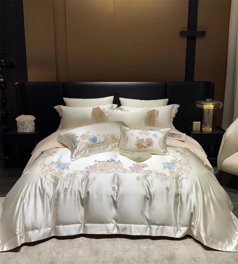 Luxuriöses Damastbettwäsche – Chinesischer Stil 5er Set