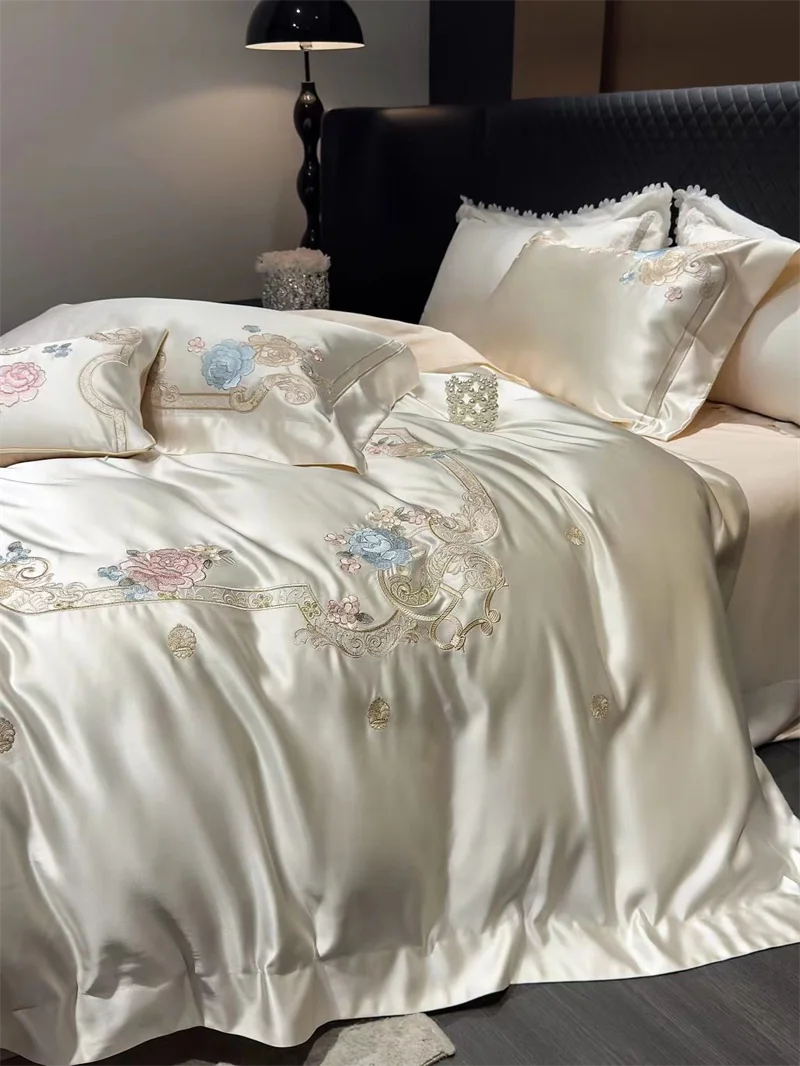 Luxuriöses Damastbettwäsche – Chinesischer Stil 5er Set