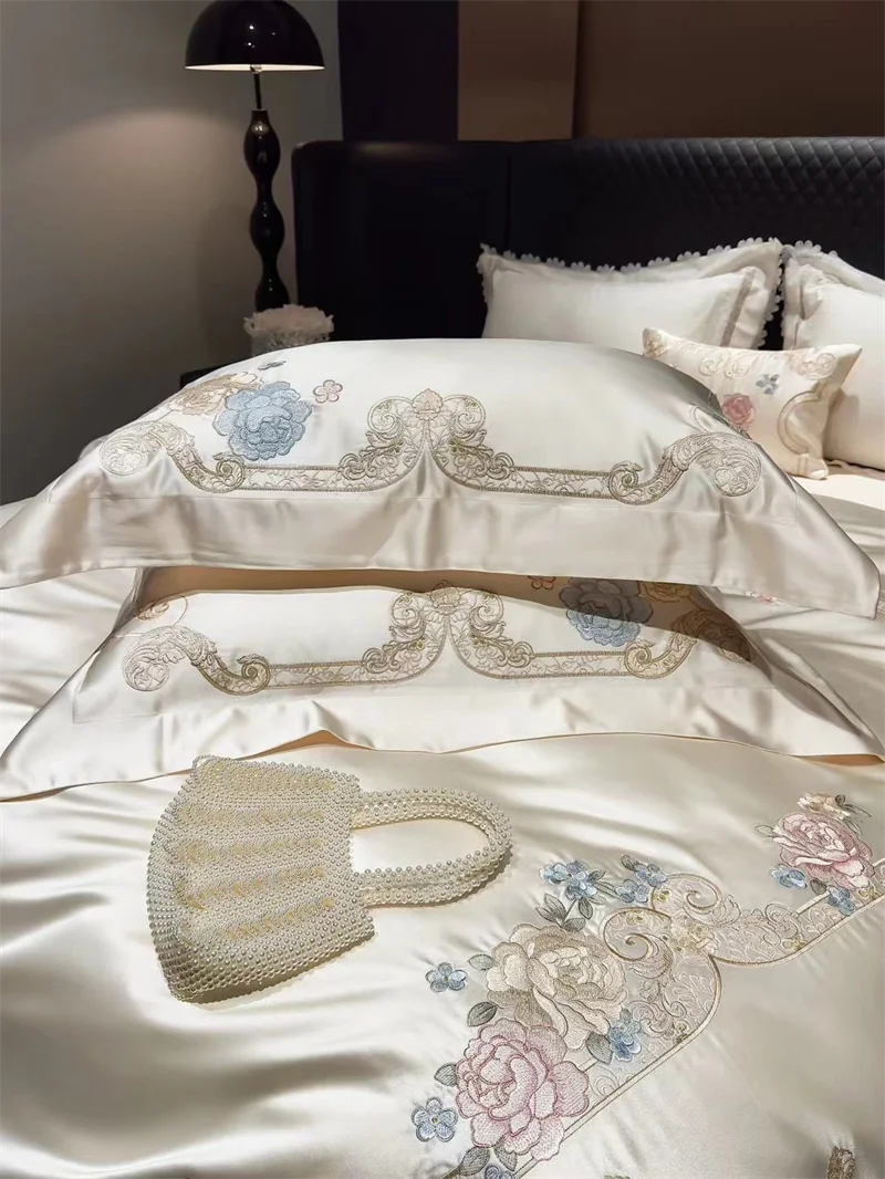 Luxuriöses Damastbettwäsche – Chinesischer Stil 5er Set