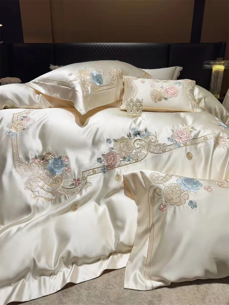 Luxuriöses Damastbettwäsche – Chinesischer Stil 5er Set