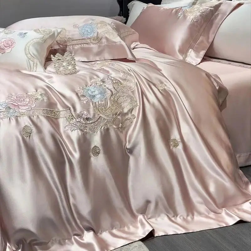 Luxuriöses Damastbettwäsche – Chinesischer Stil 5er Set