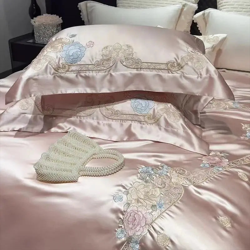 Luxuriöses Damastbettwäsche – Chinesischer Stil 5er Set