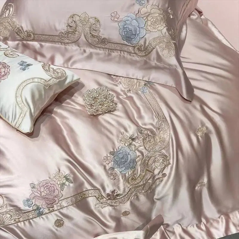 Luxuriöses Damastbettwäsche – Chinesischer Stil 5er Set