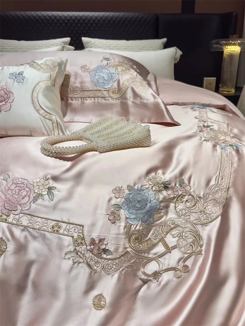 Luxuriöses Damastbettwäsche – Chinesischer Stil 5er Set