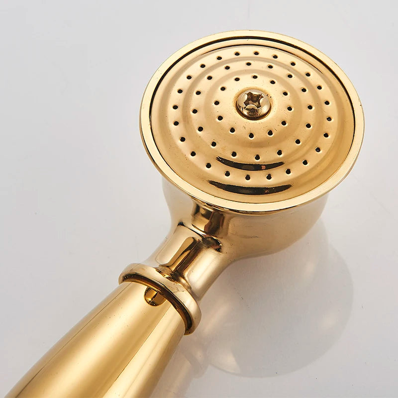 Luxus Duschkopf – Messing Design – Wasser Sparend