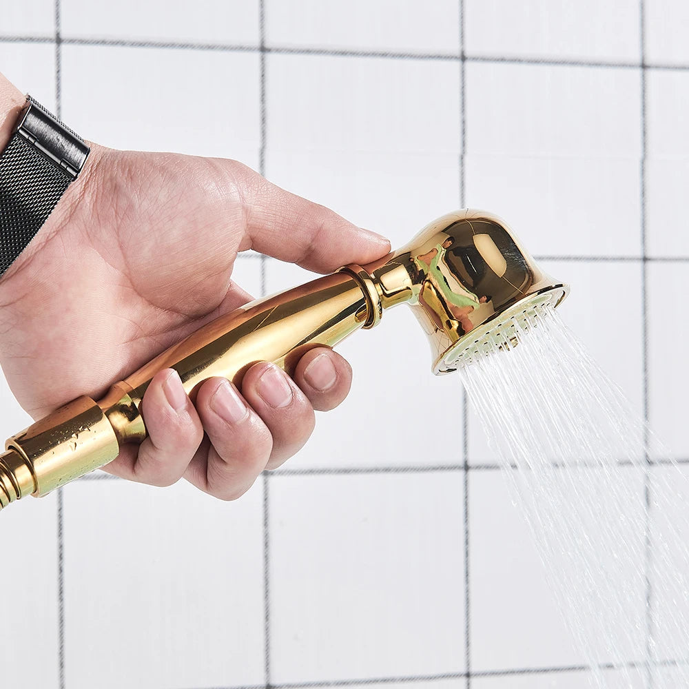 Luxus Duschkopf – Messing Design – Wasser Sparend