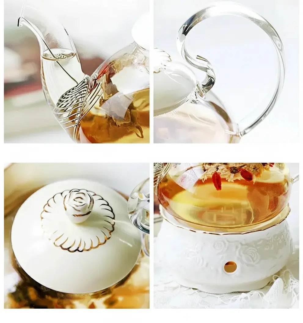 Luxus Glas-Teeset – Modernes Design 600 ml