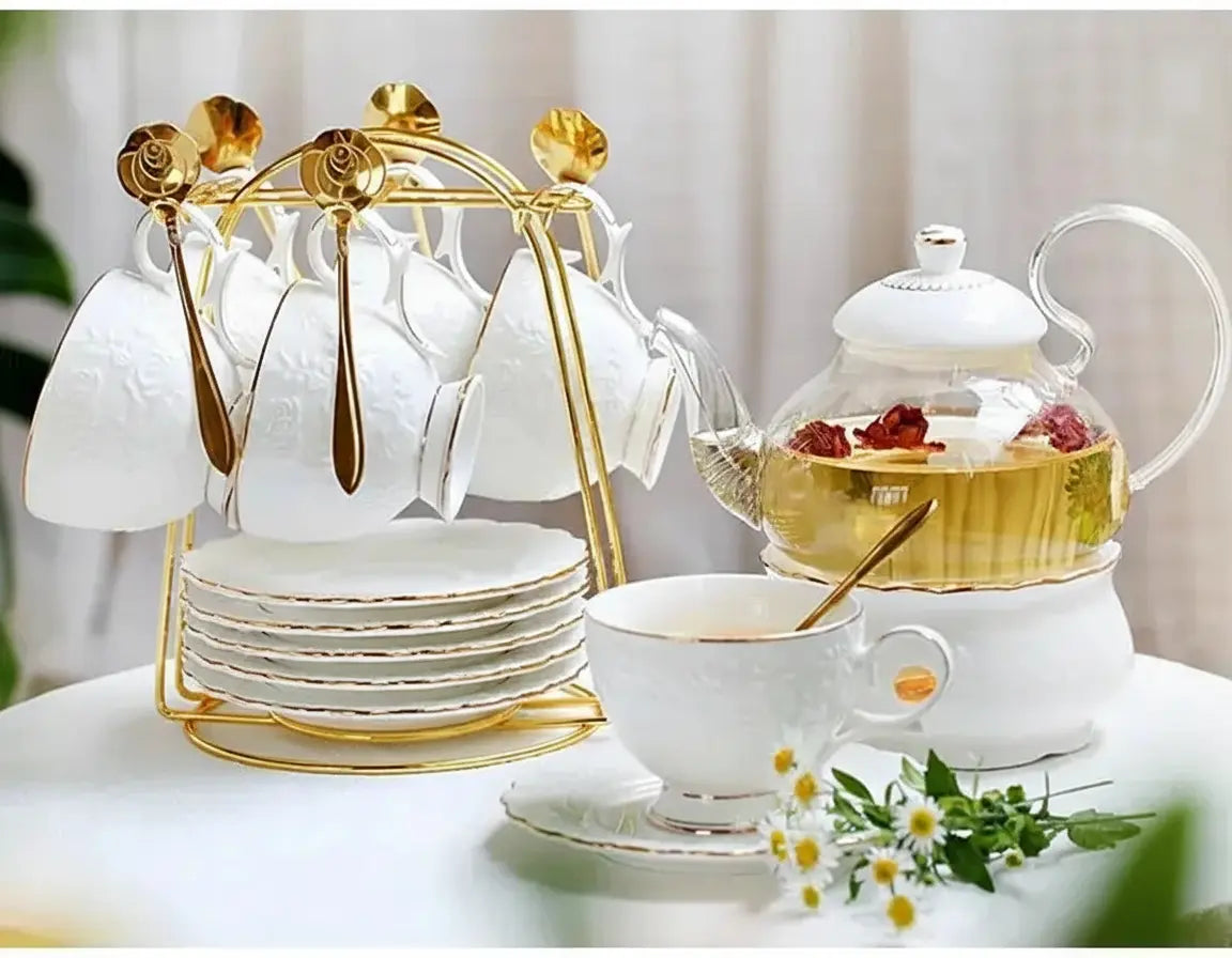 Luxus Glas-Teeset – Modernes Design 600 ml