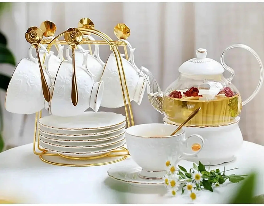 Luxus Glas-Teeset – Modernes Design 600 ml