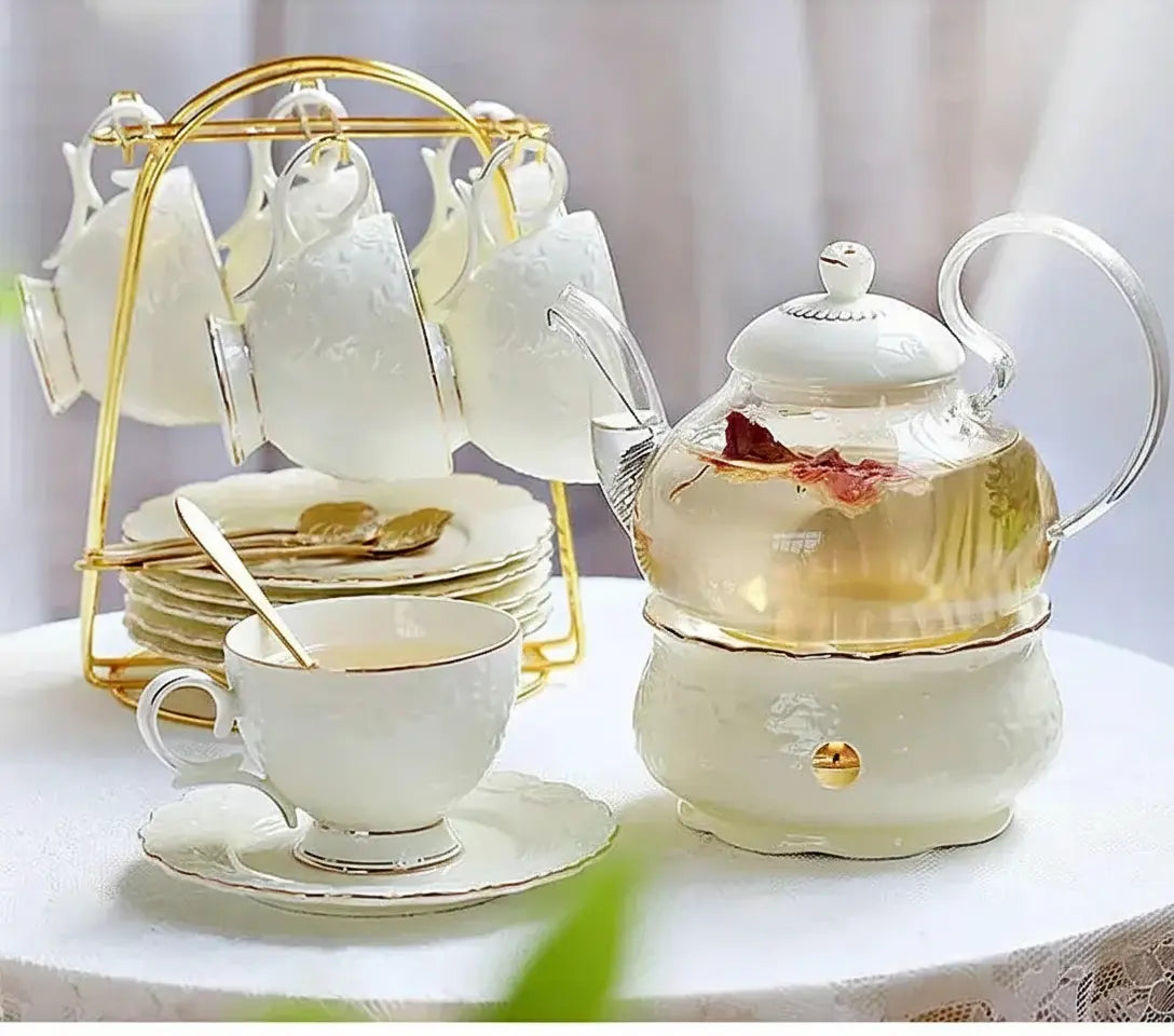 Luxus Glas-Teeset – Modernes Design 600 ml