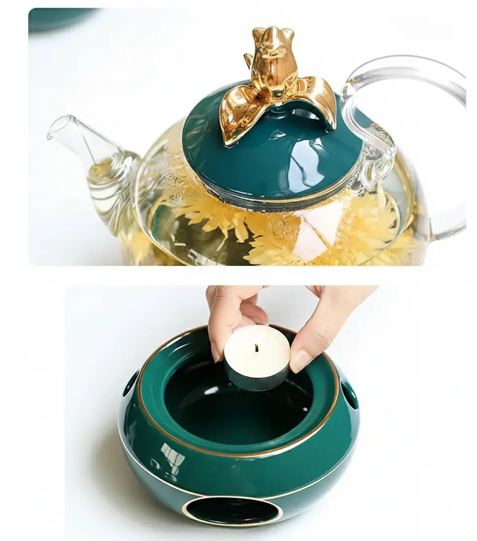 Luxus Glas-Teeset – Modernes Design 600 ml