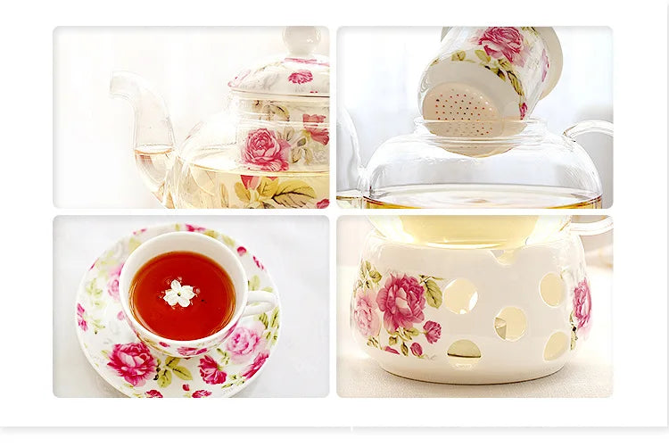 Luxus Glas-Teeset – Modernes Design 600 ml