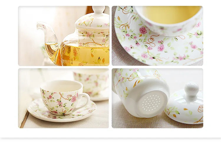 Luxus Glas-Teeset – Modernes Design 600 ml