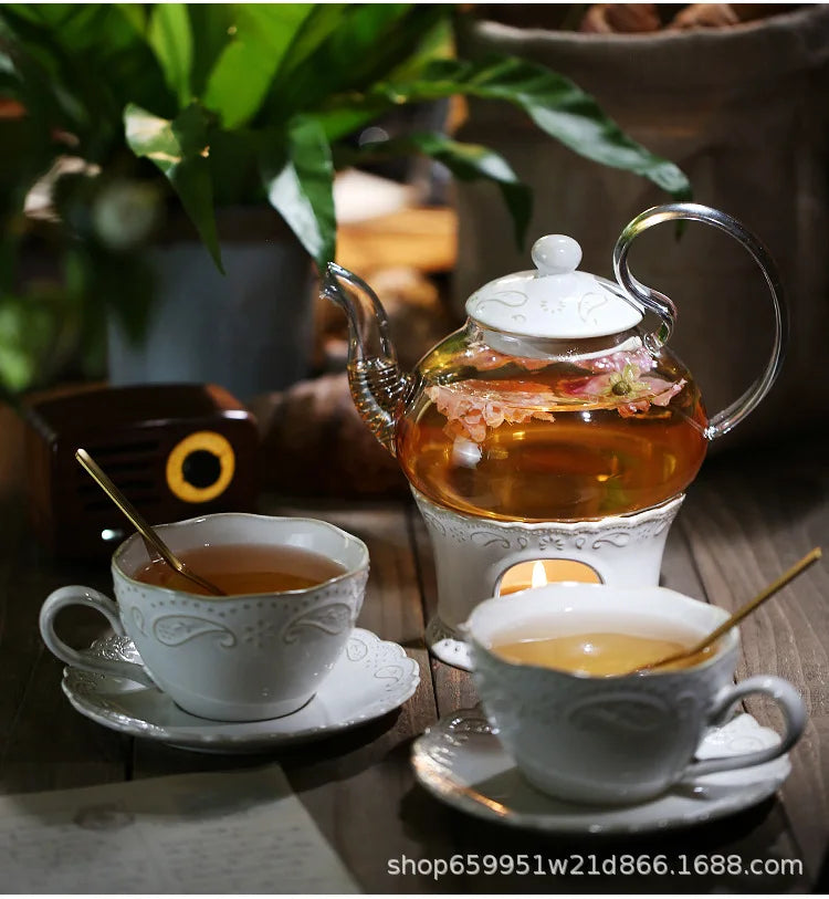 Luxus Glas-Teeset – Modernes Design 600 ml