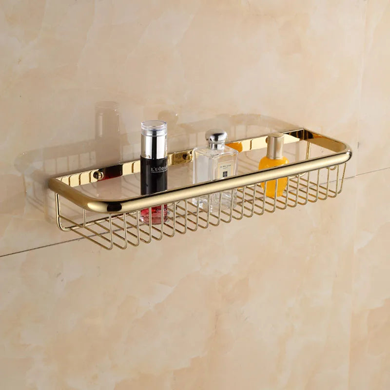 Luxus Gold Messing Badezimmer Set – Wandmontage